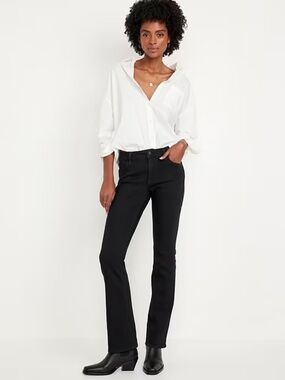 WOW Midrise Bootcut Black Jeans Size 4 NWT